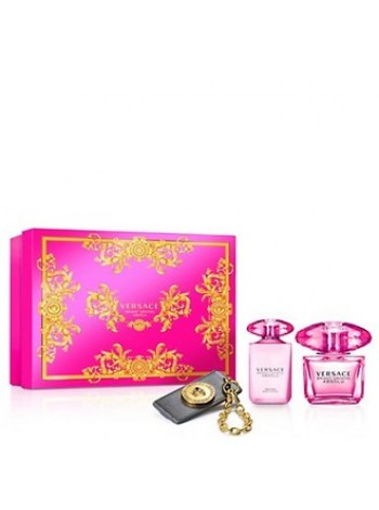 Versace Bright Crystal Absolu подарочный набор (парфюмированная вода 90 мл + лоьсон для тела 100 мл + бирка)