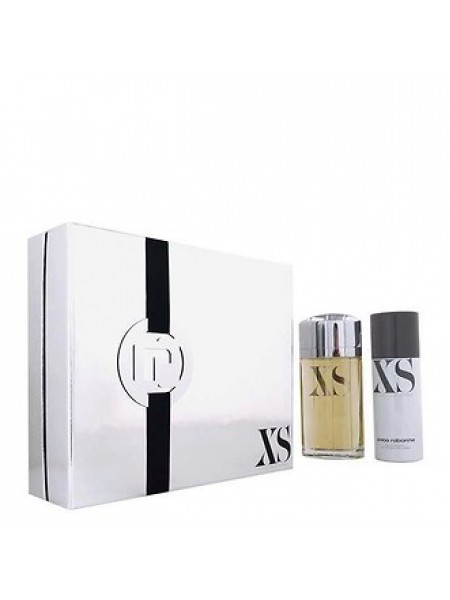 Paco Rabanne XS Pour Homme подарочный набор (туалетная вода 100 мл + дезодорант-спрей 150 мл)