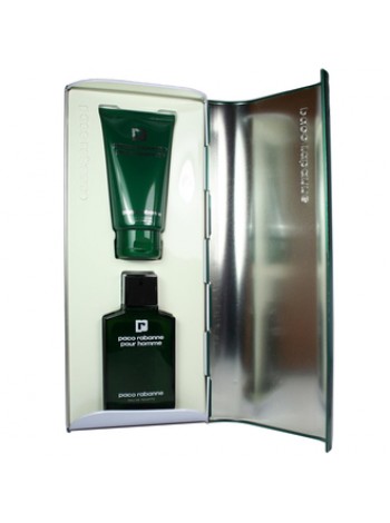 Paco Rabanne Pour Homme подарочный набор (туалетная вода 100 мл + гель для душа 100 мл)