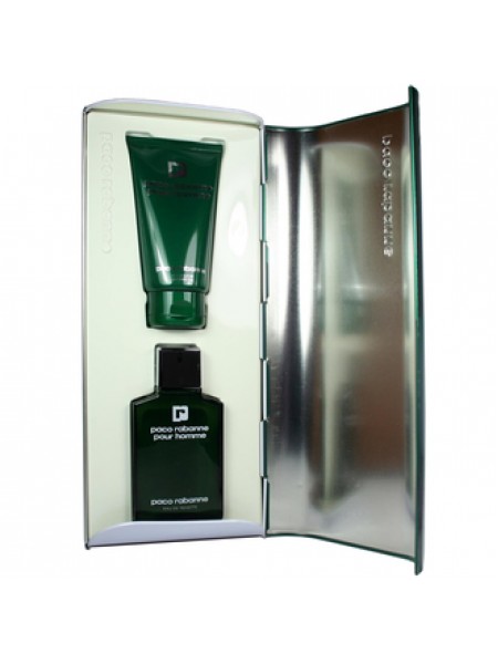 Paco Rabanne Pour Homme подарочный набор (туалетная вода 100 мл + гель для душа 100 мл)