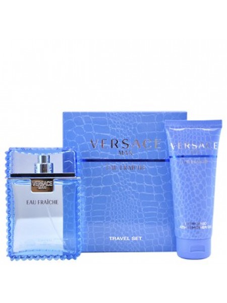 Versace Man Eau Fraiche Подарочный набор (туалетная вода 100 мл + гель для душа 150 мл)