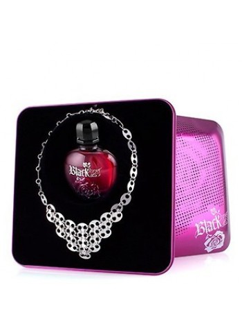 Paco Rabanne Black XS Pour Femme подарочный набор (туалетная вода 50 мл + браслет)