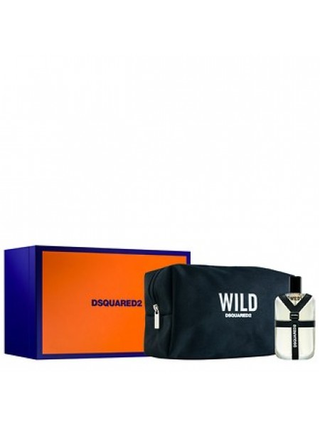Dsquared2 Wild Подарочный набор (туалетная вода 50 мл + косметичка)