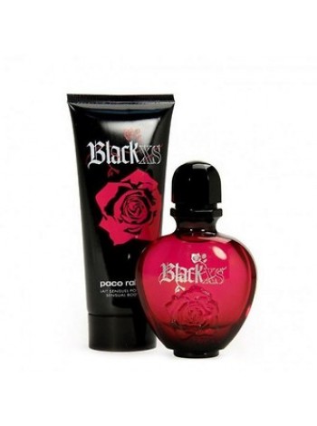 Paco Rabanne Black XS Pour Femme подарочный набор (туалетная вода 80 мл + лосьон для тела 100 мл)