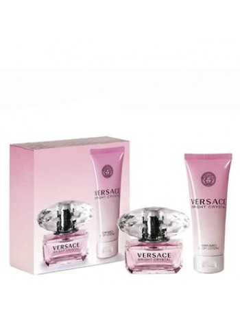 Versace Bright Crystal подарочный набор (туалетная вода 90 мл + лосьон для тела 100 мл)
