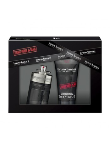 Bruno Banani Dangerous Man подарочный набор (туалетная вода 30 мл + гель для душа 50 мл)