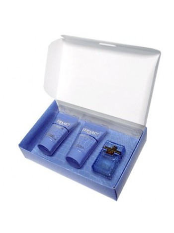 Versace Man Eau Fraiche Подарочный набор (миниатюра 5 мл + гель для душа 25 мл + лосьон после бритья 25 мл)
