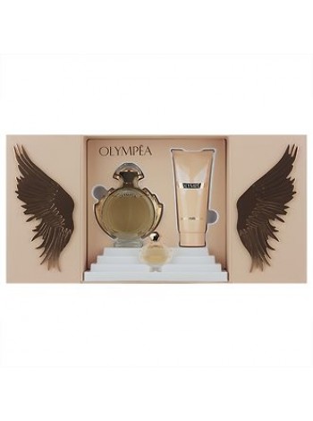 Paco Rabanne Olympea подарочный набор (парфюмированная вода 80 мл + миниатюра 6 мл + лосьон для тела 100 мл)