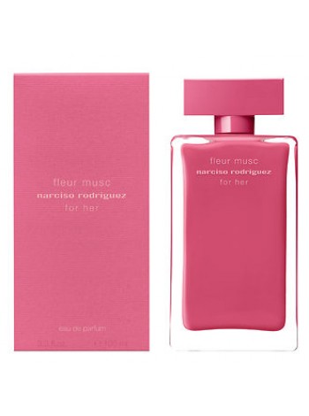 Narciso Rodriguez Fleur Musc For Her Подарочный набор (парфюмированная вода 100 мл + миниатюра 10 мл + лосьон для тела 75 мл)