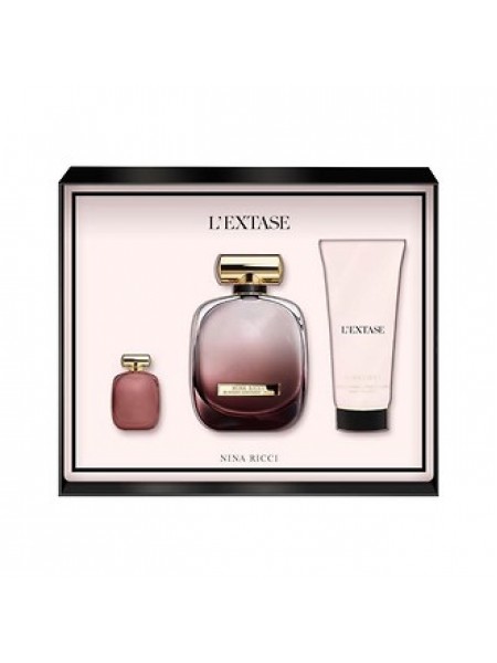 Nina Ricci L'Extase Подарочный набор (парфюмированная вода 80 мл + лосьон для тела 100 мл + миниатюра 10 мл)