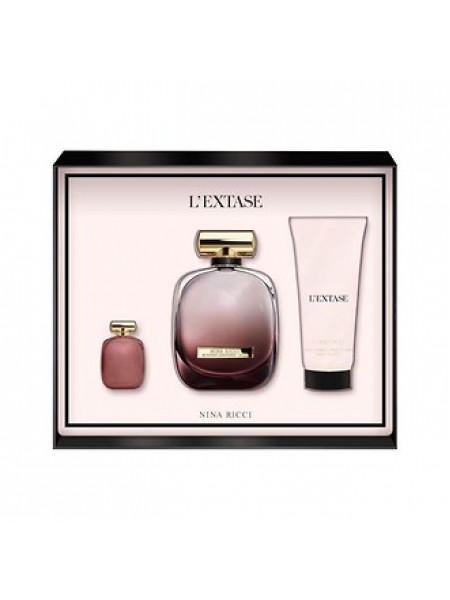 Nina Ricci L'Extase Подарочный набор (парфюмированная вода 80 мл + лосьон для тела 75 мл + миниатюра 5 мл)