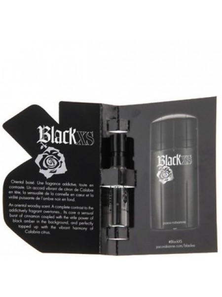 Paco Rabanne Black XS 2018 пробник 1.2 мл