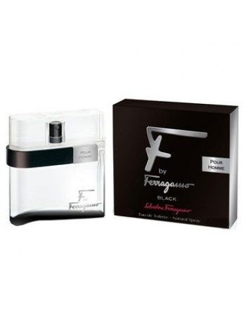 Salvatore Ferragamo F by Ferragamo Black Подарочный набор (туалетная вода 100 мл + бальзам после бритья 75 мл + гель для душа 75 мл)