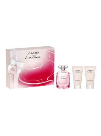 Shiseido Ever Bloom Подарочный набор (парфюмированная вода 50 мл + лосьон для тела 50 мл + гель для душа 50 мл)