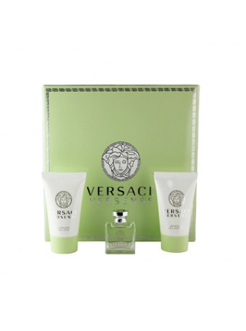 Versace Versense Подарочный набор (миниатюра 5 мл + лосьон для тела 25 мл + гель для душа 25 мл)