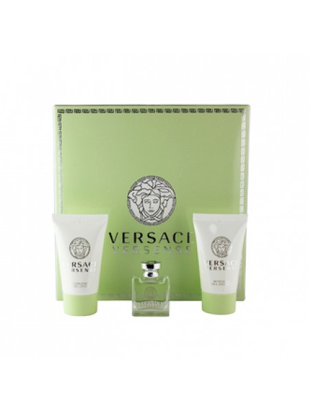 Versace Versense Подарочный набор (миниатюра 5 мл + лосьон для тела 25 мл + гель для душа 25 мл)