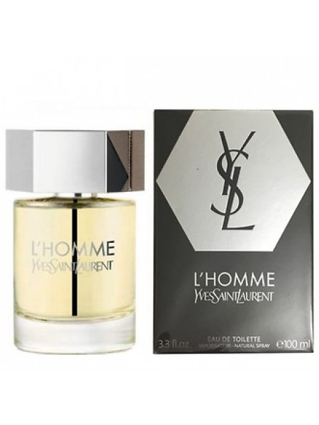 Yves Saint Laurent L'Homme Подарочный набор (туалетная вода 100 мл + миниатюра 10 мл + гель для душа 50 мл)