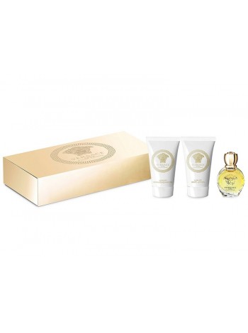 Versace Eros Pour Femme Подарочный набор (миниатюра 5 мл + гель для душа 25 мл + лосьон для тела 25 мл)