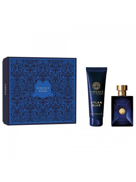Versace Pour Homme Dylan Blue Подарочный набор (туалетная вода 100 мл + гель для душа 150 мл)