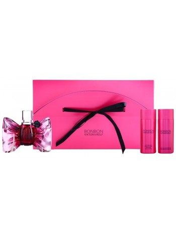 Viktor & Rolf Bonbon Подарочный набор (миниатюра 7 мл + лосьон для тела 15 мл + гель для душа 15 мл)